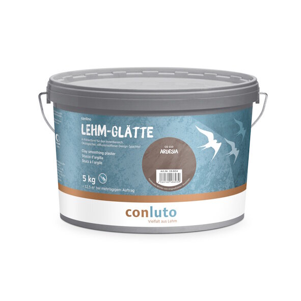 conluto Lehm-Glätte Ardesia - 5 kg Eimer