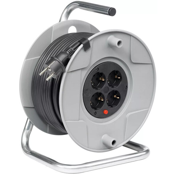 Brennenstuhl BAT Kabeltrommel AK 260 H05VV-F 3G1,5 - 50 m Kabel