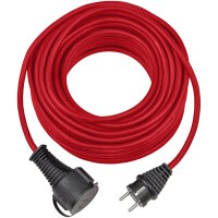 Brennenstuhl Gummi-Verlängerungskabel IP44 rot...