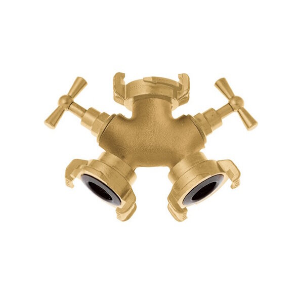 GEKA plus Zweiwegeventil mit GEKA plus Anschlussgewindestück 1/2" - 1 Stück