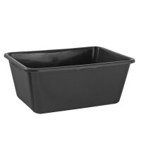 Mörtelkübel eckig 90 l schwarz  - 1 Stück