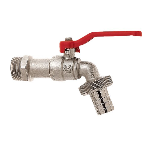 GEKA Kugelauslaufventil G3/4" mit rotem Griff - 1 Stück