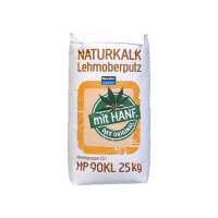Hessler Naturkalk-Lehm-Oberputz mit Hanf HP 90KL 1mm Korn...