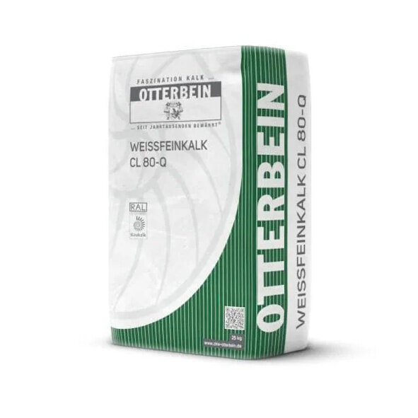 Otterbein Weißfeinkalk I - Weißkalk CL 80-Q - 25 kg Sack