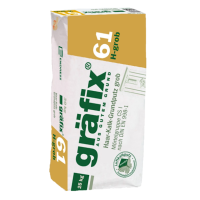CLAYTEC gräfix 61 Kalk-Grundputz Haar grob - 25 kg Sack