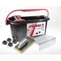 Schwan Profi-Fliesenwaschset Puzzi mit Rollen 24 l,...