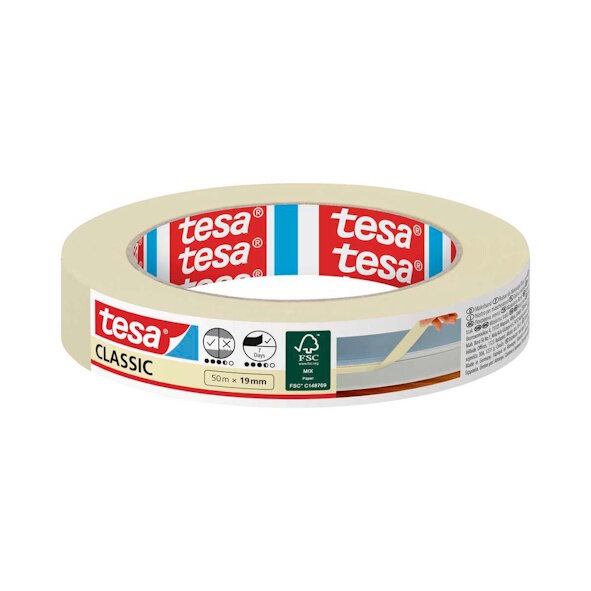 tesa Malerband Classic  19 mm x 50 m - 1 Rolle