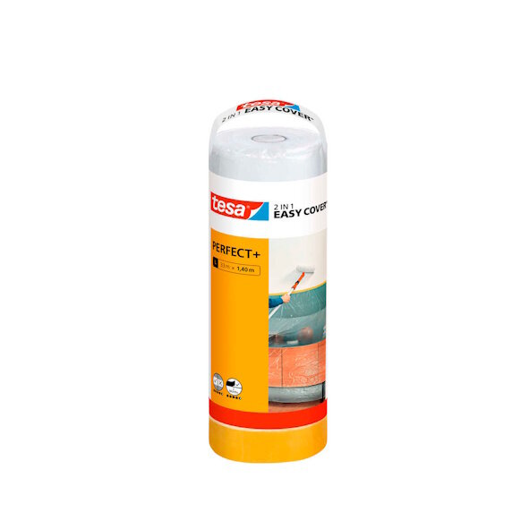 tesa Easy Cover Perfect+ L Abdeckfolie 1,4 m x 33 m  - 1 Rolle