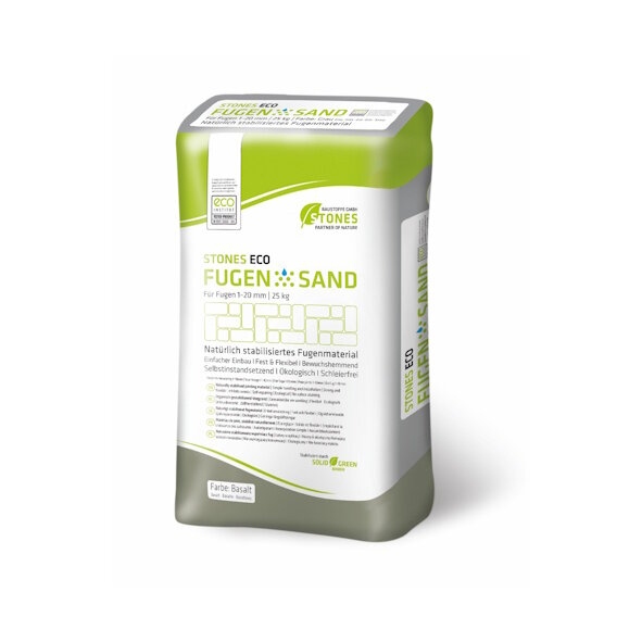 STONES ECO Fugensand 1-20 mm basalt - 25 kg Sack