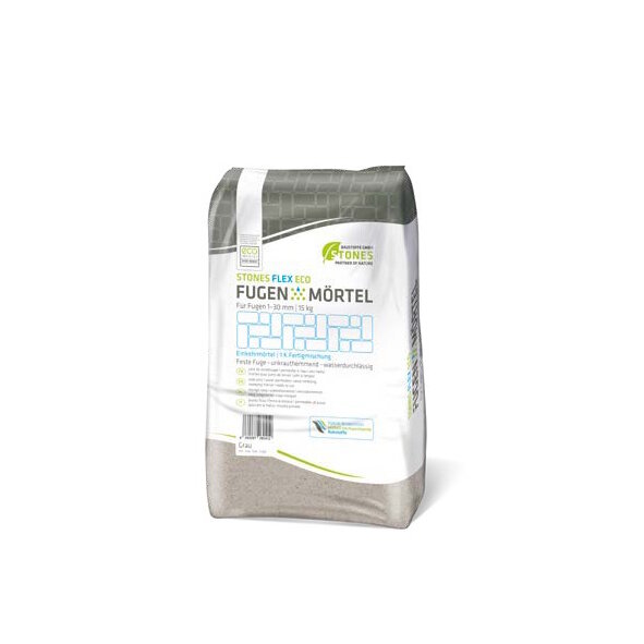 STONES Flex Eco Fugenmörtel 1-30 mm grau - 15 kg Sack