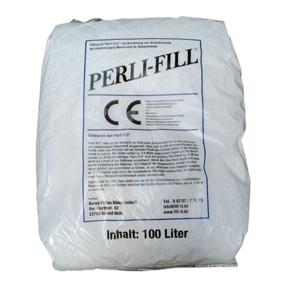 Perli-Fill Einblasdämmung - 1 Palette a 18 Sack (1,8m³)