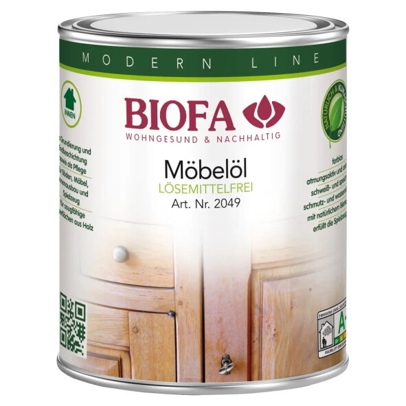 Biofa Möbelöl lösemittelfrei 2049 - 0,150 l Dose
