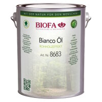 Biofa Bianco Öl 8683 Rohholzeffekt matt -  2,5 l Dose