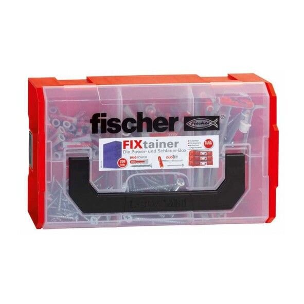 fischer FIXtainer DUOPOWER/DUOTEC + Schraube 200 Teile - 1 Stück