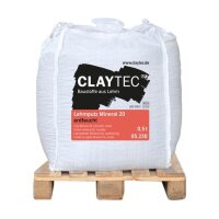 CLAYTEC Lehmputz Mineral 20, erdfeucht - 0,5 t Big-Bag