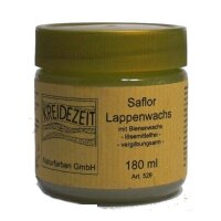 Kreidezeit Saflor Lappenwachs - 180 ml Glas
