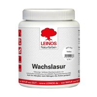 Leinos Wachslasur 600 weiß - 0,75 l Dose