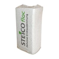 STEICO floc Zellulose-Einblasdämmung im 15 kg Sack -...