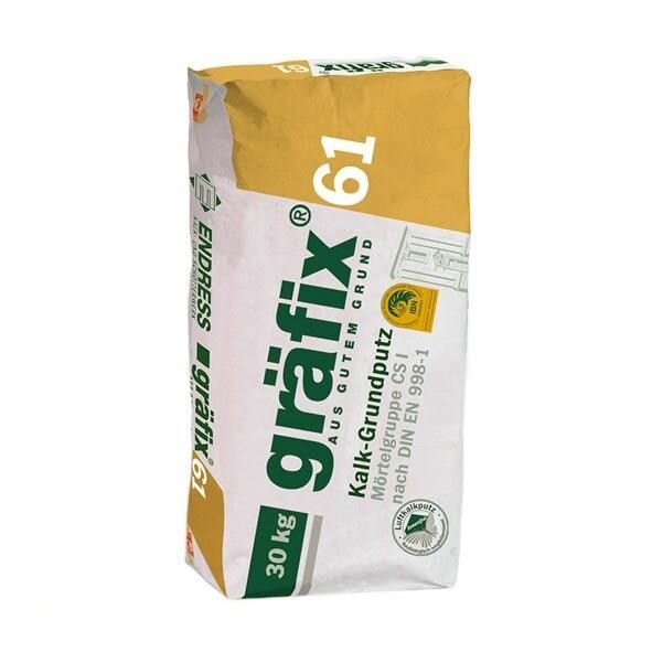 CLAYTEC gräfix 61 Kalk-Grundputz - 25 kg Sack