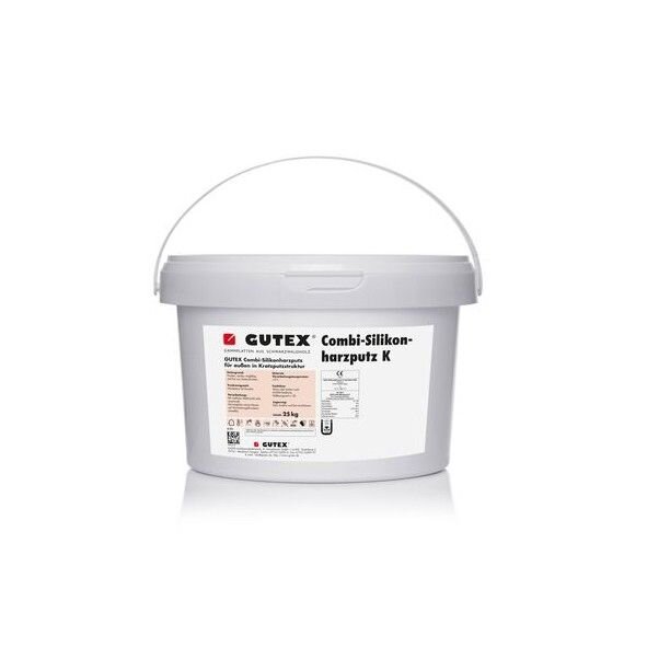 Gutex Combi-Silikonharz-Putz 2,0 mm Korn weiß - 25 kg Eimer - MHD überschritten