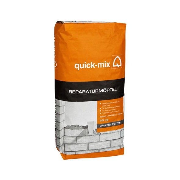 quick-mix ZM Reparaturmörtel (Zementmörtel) - 10 kg Sack
