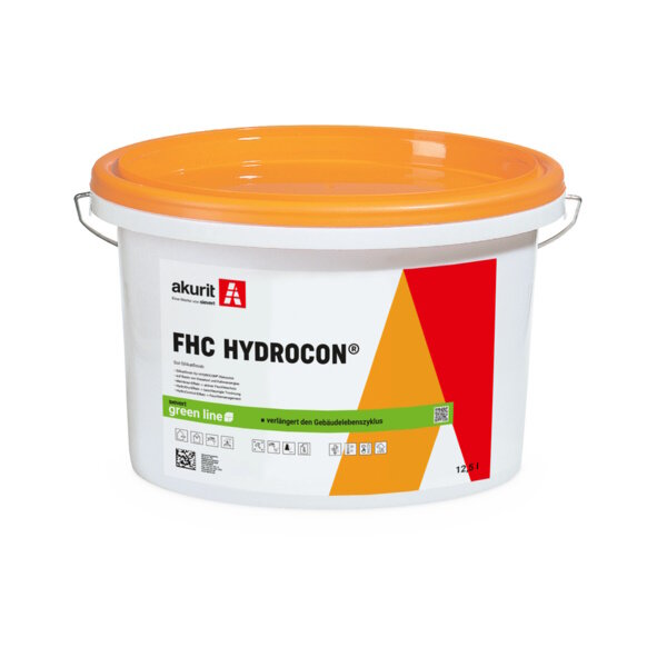 AKURIT FHC HYDROCON Sol-Silikatfinish weiß - 12,5 l Eimer
