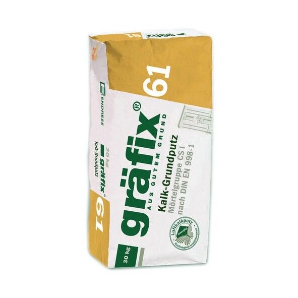 Wieviel Liter Beton Aus 30 Kg Sack gräfix 61 Kalk-Grundputz - 30 kg Sack, 17,20