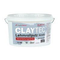 CLAYTEC Lehmrollputz reinweiß, verarbeitungsfertig...