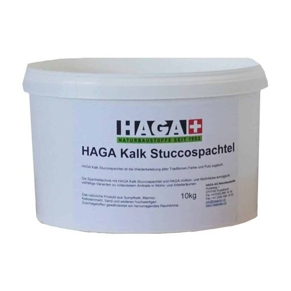 HAGA Calkosit Stuccospachtel grob, naturweiß - 20 kg Eimer