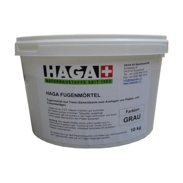 HAGA Fugenmörtel - 10 kg Eimer - MHD überschritten