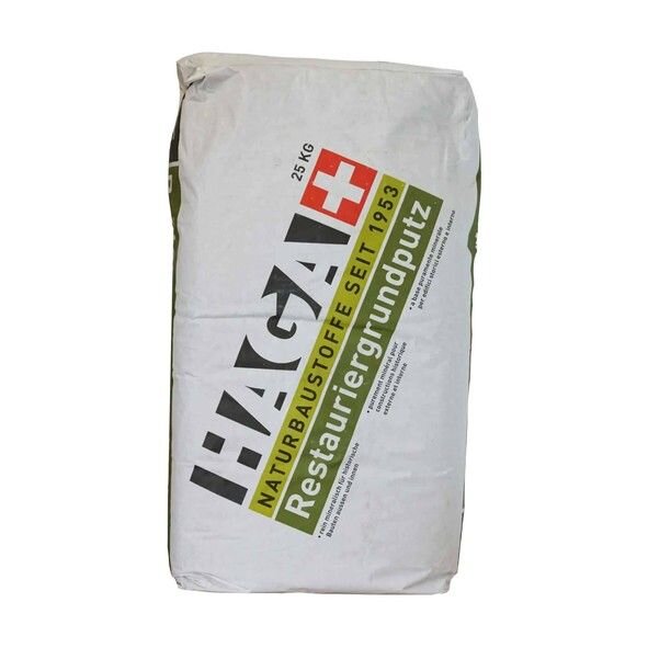 HAGA Restaurier-Grundputz natur ohne Hydrophobierung - 20 kg Sack