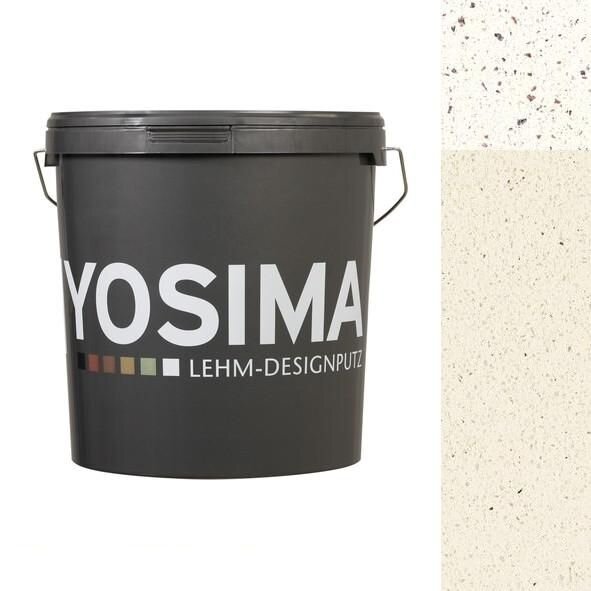 CLAYTEC YOSIMA Lehm-Designputz Edel-Weiss RS - 20 kg Eimer