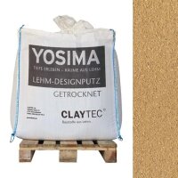 CLAYTEC YOSIMA Lehm-Designputz GE 0 - 500 kg BigBag