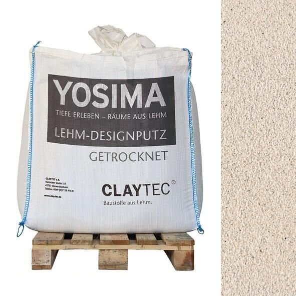 CLAYTEC YOSIMA Lehm-Designputz SCRO 1.3 - 500 kg BigBag