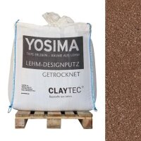 CLAYTEC YOSIMA Lehm-Designputz SCRO 2.0 - 500 kg BigBag