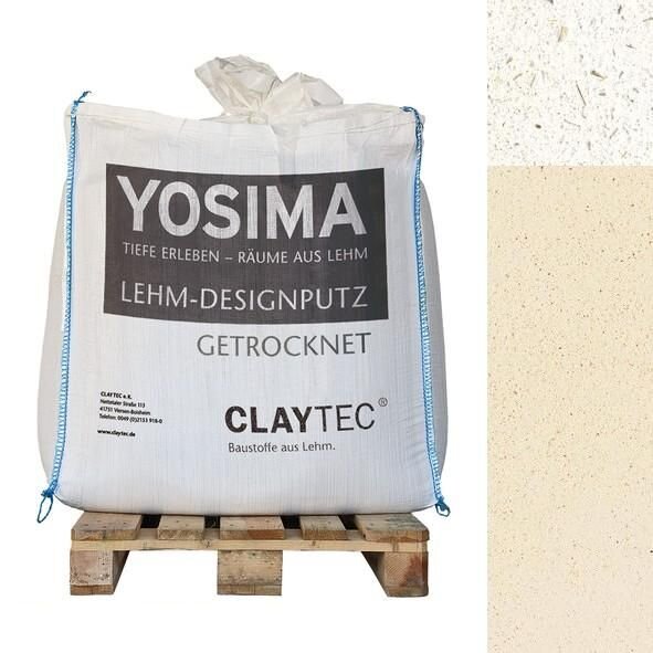 CLAYTEC YOSIMA Lehm-Designputz GE 4  ST - 500 kg BigBag