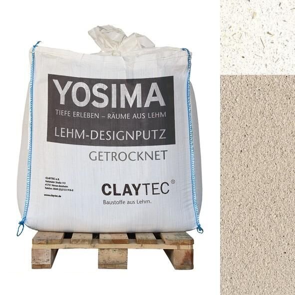 CLAYTEC YOSIMA Lehm-Designputz SCBR 1.3 ST - 500 kg BigBag