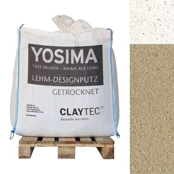 CLAYTEC YOSIMA Lehm-Designputz SCGE 1.2 ST - 500 kg BigBag