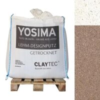 CLAYTEC YOSIMA Lehm-Designputz SCRO 1.1 ST - 500 kg BigBag