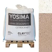 CLAYTEC YOSIMA Lehm-Designputz SCRO 1.2 ST - 500 kg BigBag