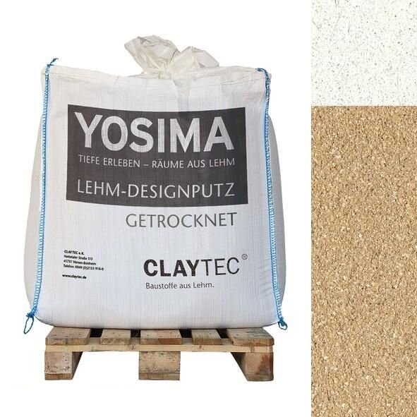 CLAYTEC YOSIMA Lehm-Designputz BRGE 3.1 JA - 500 kg BigBag