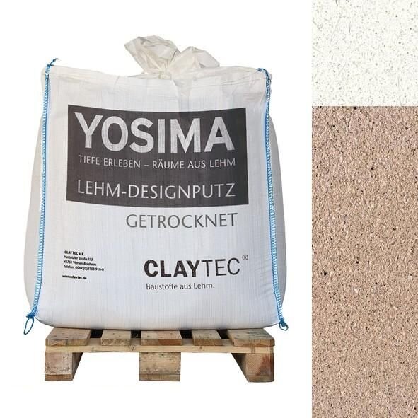 CLAYTEC YOSIMA Lehm-Designputz SCRO 1.2 JA - 500 kg BigBag