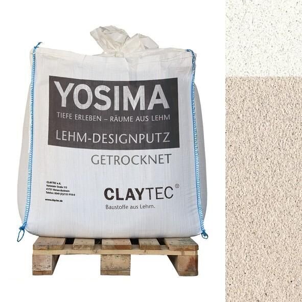 CLAYTEC YOSIMA Lehm-Designputz SCRO 1.3 JA - 500 kg BigBag