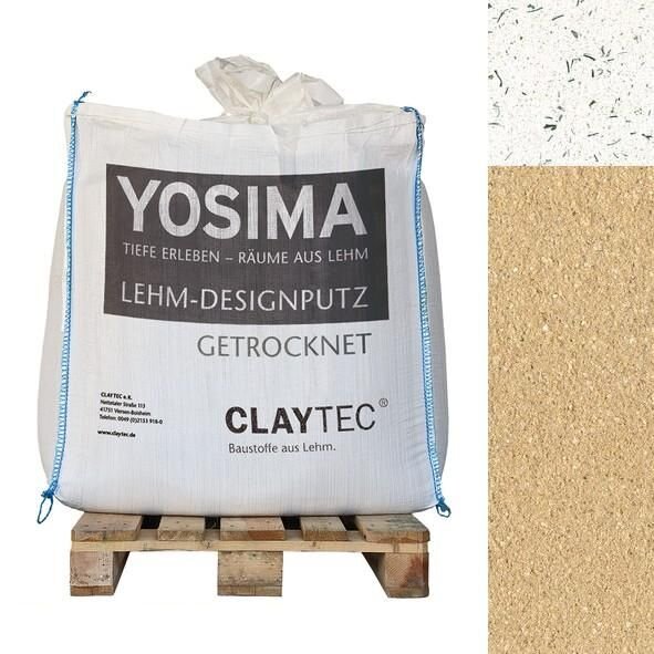 CLAYTEC YOSIMA Lehm-Designputz GE 2 HE - 500 kg BigBag