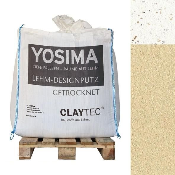 CLAYTEC YOSIMA Lehm-Designputz GE 3 PE - 500 kg BigBag