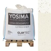 CLAYTEC YOSIMA Lehm-Designputz Lilien-Weiss PE - 500 kg...
