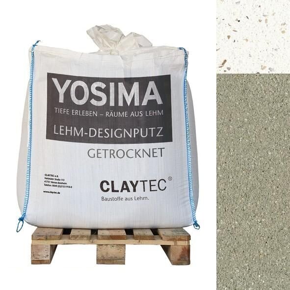 CLAYTEC YOSIMA Lehm-Designputz SCGR 1.1 PE - 500 kg BigBag