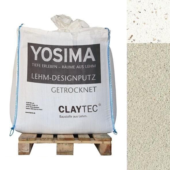 CLAYTEC YOSIMA Lehm-Designputz SCGR 1.3 PE - 500 kg BigBag