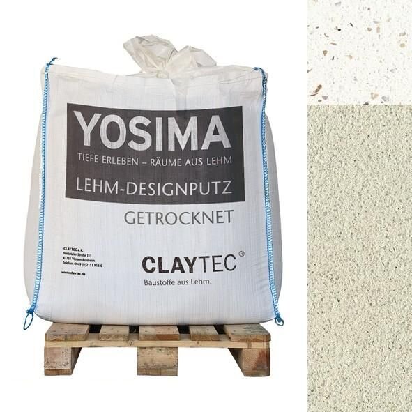 CLAYTEC YOSIMA Lehm-Designputz SCGR 2.3 PE - 500 kg BigBag