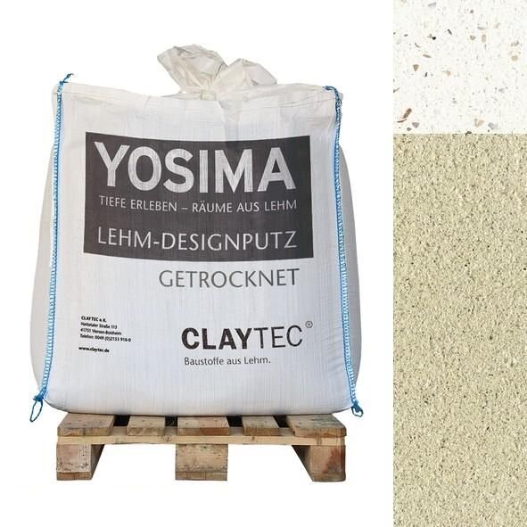 CLAYTEC YOSIMA Lehm-Designputz SCGR 3.2 PE - 500 kg BigBag